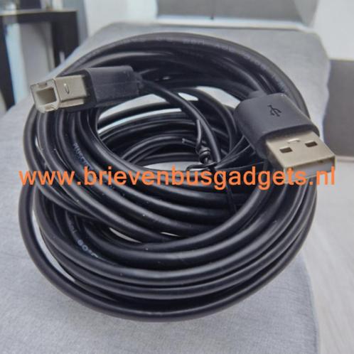 USB Printerkabel 5 meter, Computers en Software, Printerbenodigdheden, Nieuw, Printerkabel, Verzenden