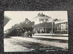 Winschoten; Station met een loc 042-210, Ophalen of Verzenden, 1940 tot 1960, Ongelopen, Groningen