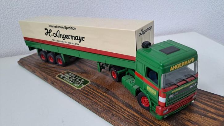 Tekno Daf 95 380 ATI H Angermayr, Hobby en Vrije tijd, Modelauto's | 1:50, Zo goed als nieuw, Bus of Vrachtwagen, Tekno, Ophalen of Verzenden