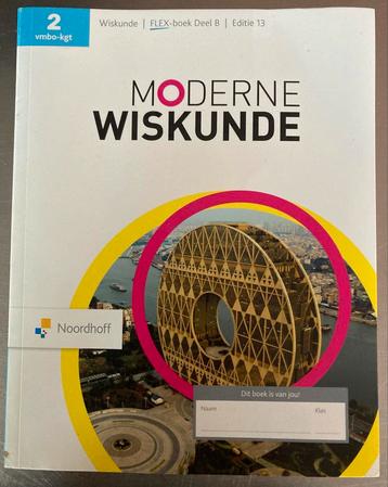 Moderne Wiskunde VMBO-KGT 2 Deel B - Editie 13 beschikbaar voor biedingen
