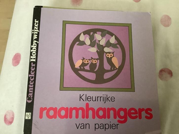 Kleurrijke Raamhangers van Papier - Hobbyboek, Boeken, Hobby en Vrije tijd, Zo goed als nieuw, Scrapbooking en Knutselen, Geschikt voor kinderen