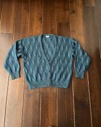 ** Vintage wollen Grandpa vest, maat XL **, Zo goed als nieuw, Verzenden, Blauw, Maat 56/58 (XL)
