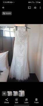 pregnant bride dress / 7 months, Ophalen of Verzenden, Zo goed als nieuw, Wit, Trouwjurk