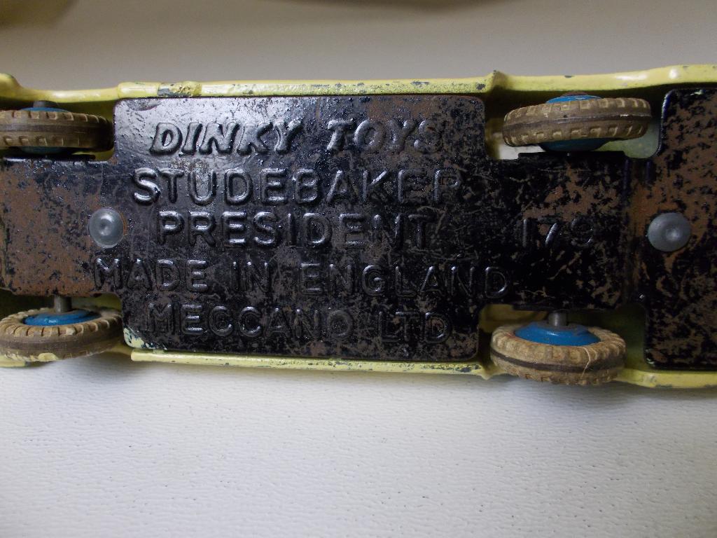 1958 Dinky Toys 179 STUDEBAKER PRESIDENT (Repainted) -D-., Ophalen of Verzenden, Gebruikt, Auto, Dinky Toys