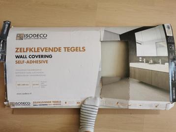 Wandpanelen, 5x, nieuw, taupe/grijs, zelfklevend  beschikbaar voor biedingen