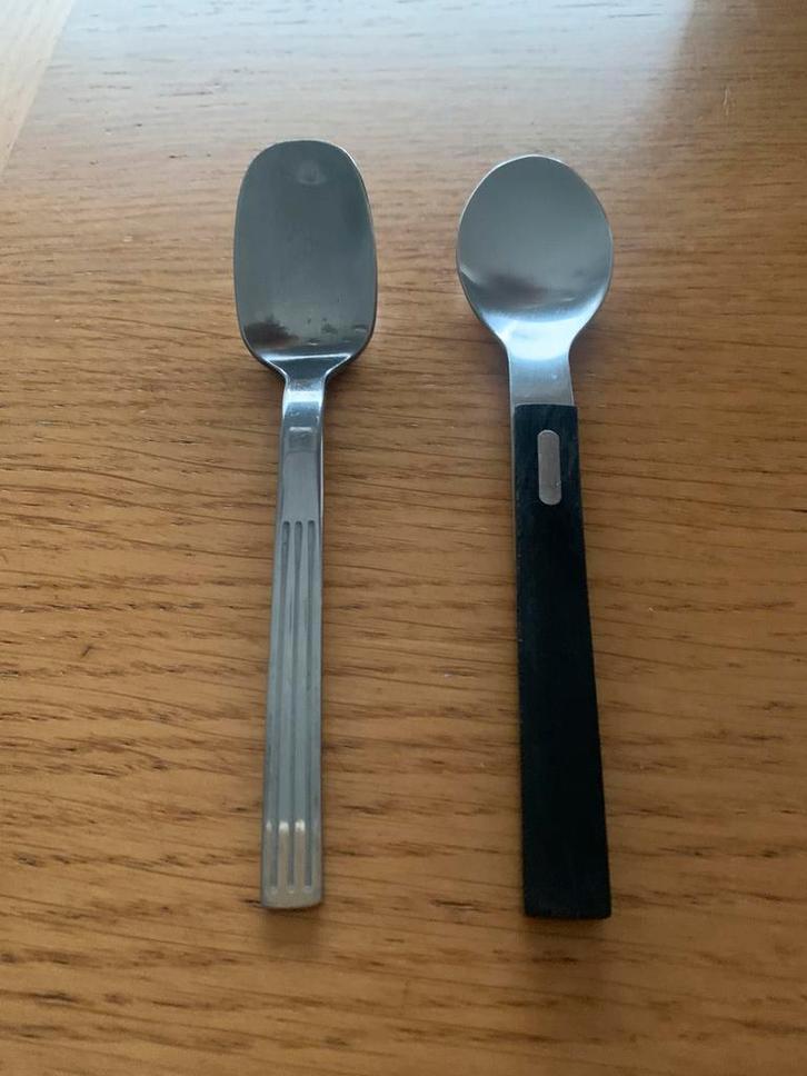 Vintage IKEA design thee/koffielepel (2), Huis en Inrichting, Keuken | Bestek, Gebruikt, Los bestek, Kunststof, Vaatwasserbestendig