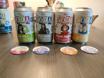 funko soda pops waaronder 4 chases beschikbaar voor biedingen
