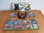 Xbox 360 Wireless Speed Wheel + 9 Race games (with manuals), Ophalen of Verzenden, Xbox 360, Draadloos, Stuurtje of Sportattribuut