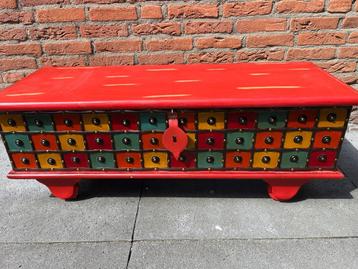 Prachtige kist/ opberg/ salontafel 