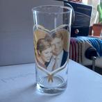 Leuk glas.   Koning Willem Alexander en Maxima., Verzamelen, Ophalen of Verzenden, Zo goed als nieuw