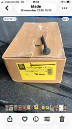 Gesmede stalen nagels - 70mm, Doe-het-zelf en Verbouw, IJzerwaren en Bevestigingsmiddelen, Ophalen of Verzenden, Nieuw, 50 tot 100 mm