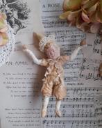 Prachtig brocante wattenpopje clowntje feathertree, Antiek en Kunst, Curiosa en Brocante, Ophalen of Verzenden