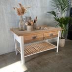 Oude bakkerswerkbank, bakkerstafel, werkbank, keuken, Ophalen