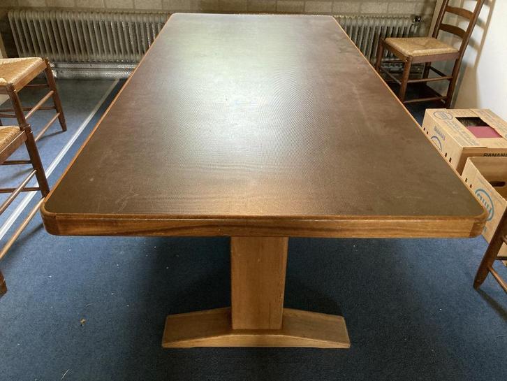 Degelijke eikenhouten eettafel - 6 personen - ZGAN, Huis en Inrichting, Tafels | Eettafels, Zo goed als nieuw, 50 tot 100 cm, 150 tot 200 cm