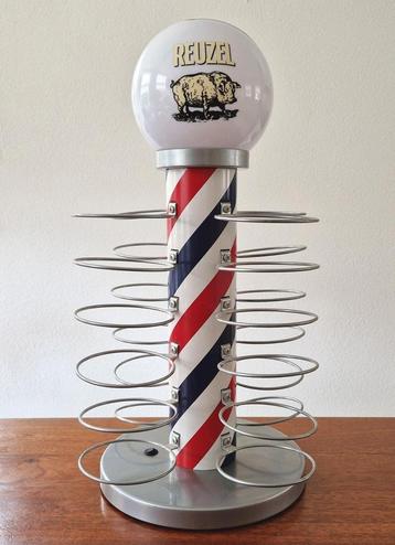 Reuzel barbiers / kappers display stand met verlichting. beschikbaar voor biedingen