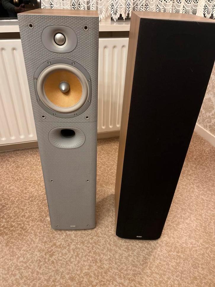 B&W DM602.5 S3 Speakers - Topconditie!, Audio, Tv en Foto, Luidsprekers, Gebruikt, Front, Rear of Stereo speakers, 60 tot 120 watt