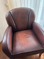 Fauteuils, Ophalen of Verzenden, Zo goed als nieuw, 50 tot 75 cm, Leer