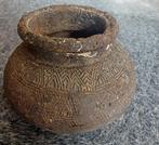 Thais, keramiek pot met streepjesdecoratie, 3 eeuw v.Chr., Antiek en Kunst, Antiek | Keramiek en Aardewerk, Ophalen
