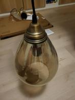 2x Smokey Glass Hanglamp - Sfeervol!, Ophalen, Zo goed als nieuw, Glas, Minder dan 50 cm