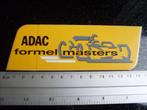 sticker adac logo formel masters racing formule1 vintage, Verzamelen, Stickers, Bedrijf of Vereniging, Zo goed als nieuw, Verzenden