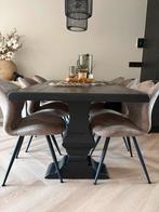 Kloostertafel, Huis en Inrichting, Tafels | Eettafels, Gebruikt, Eikenhout, Landelijk, Vijf personen of meer