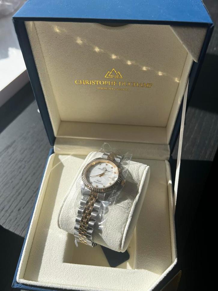 Christophe Duchamp Horloge - ongedragen, Sieraden, Tassen en Uiterlijk, Horloges | Dames, Nieuw, Polshorloge, Overige merken, Staal