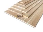 Massief eiken panelen | 25 mm | Grote voorraad | Veel maten, Verzenden, Nieuw, Hout, 20 tot 50 mm