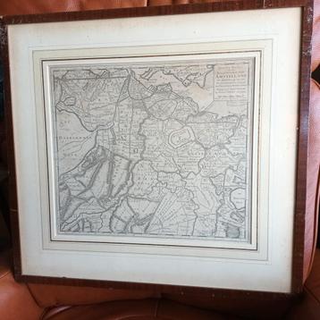 Isaak Tirion,originele koper gravure, Amstelland, Amsterdam  beschikbaar voor biedingen