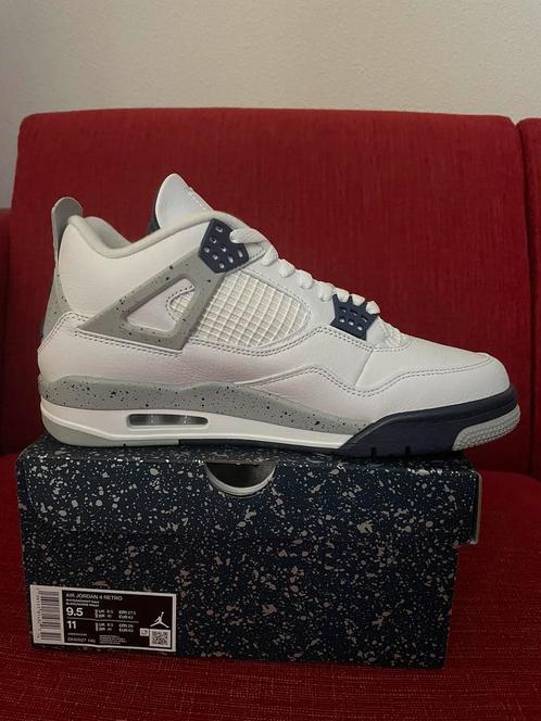 jordan 4 mid navy us 9.5 deadstock, Kleding | Heren, Schoenen, Nieuw, Ophalen of Verzenden