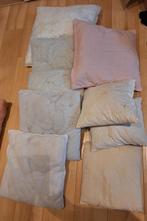 Kussens polyester vulling, zonder kussenhoesjes, gratis !, Ophalen, Gebruikt, Wit, Vierkant