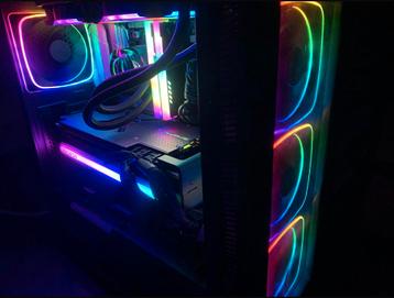 Gaming RGB AMD 9 5900x 64gb zonder gpu beschikbaar voor biedingen