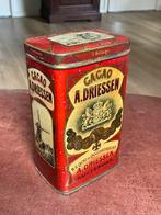 Antiek blik A. Driessen Cacao Rotterdam, Verzamelen, Blikken, Ophalen of Verzenden, Gebruikt, Overige