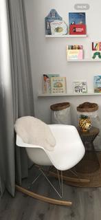 Witte Schommelstoel - Design Klassieker(lookalike), Huis en Inrichting, Stoelen, Ophalen, Kunststof, Wit, Zo goed als nieuw
