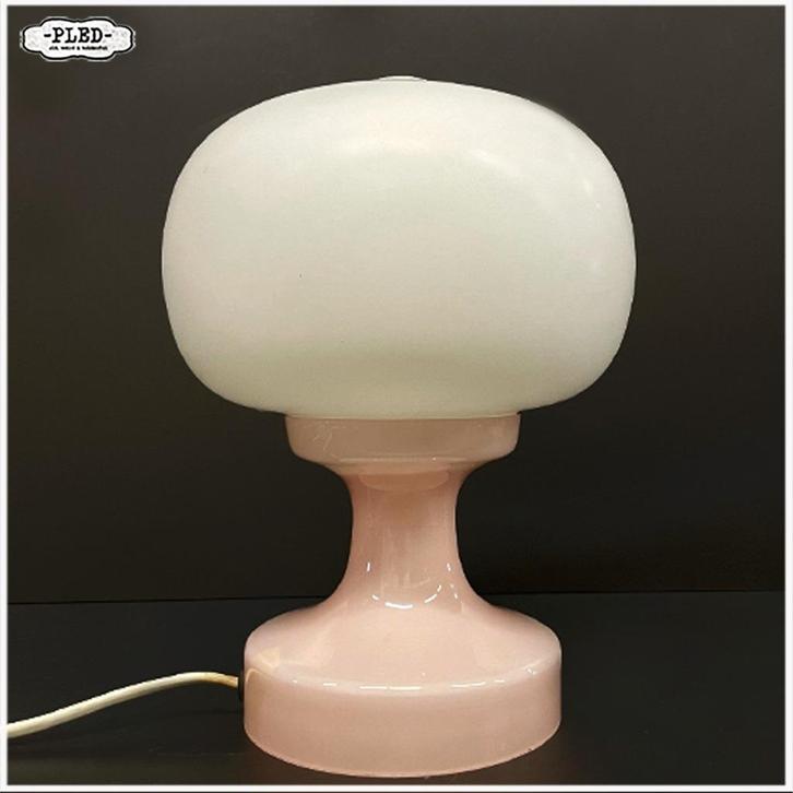 Vintage glazen tafellamp van Stepan Tabery voor Napeti, Huis en Inrichting, Lampen | Tafellampen, Gebruikt, Minder dan 50 cm, Glas
