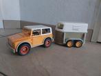 Schleich jeep 42025 en trailer 40185, Ophalen of Verzenden, Zo goed als nieuw