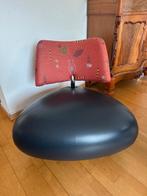 Leolux Palone Design stoel met lederen zitting, Ophalen, Minder dan 50 cm, Gebruikt, Minder dan 75 cm