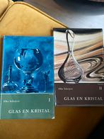 Glas en kristal deel 1 en 2 Elka Schrijver, Antiek en Kunst, Ophalen