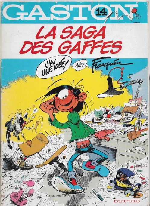 GASTON - nr.14 = La saga des Gaffes =Franstalig, Boeken, Stripboeken, Gelezen, Eén stripboek, Ophalen of Verzenden