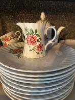Antiek Royal Bavaria Porcelaine Servies Bloemetjes, Huis en Inrichting, Keuken | Servies, Ophalen, Gebruikt, Overige stijlen, Porselein