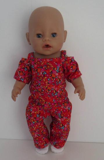poppenkleertjes babypop born 43cm (jumpsuit) beschikbaar voor biedingen