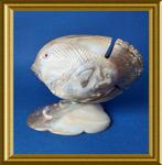 🔷Parelmoer vis beeldje, Antiek en Kunst, Curiosa en Brocante, Ophalen of Verzenden