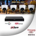 4MP Dahua WizSense Smart Dual Light Full Color 4CH IP PoE, Nieuw, Buitencamera, Ophalen of Verzenden