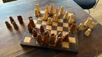 handgesneden houten schaakstukken, Hobby en Vrije tijd, Ophalen of Verzenden, Zo goed als nieuw