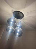 Mooie hanglamp met glazen bollen, Ophalen of Verzenden, Zo goed als nieuw, Glas, Minder dan 50 cm