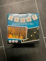 Lichtslinger met letters en symbolen, Huis en Inrichting, Ophalen of Verzenden, Nieuw, Kunststof, Minder dan 50 cm