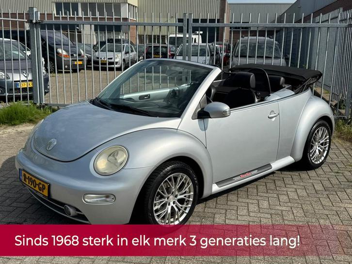 Volkswagen New Beetle Cabriolet 1.6 Turijn Comfort! Leer l E, Auto's, Volkswagen, Bedrijf, Te koop, Beetle (Kever), ABS, Airbags