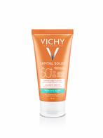 Vichy Capital Soleil Fluweelachtige Crème SPF50+, Nieuw, Gehele gezicht, Verzorging, Verzenden