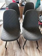 Eetkamerstoelen 4x, Huis en Inrichting, Stoelen, Ophalen, Zo goed als nieuw, Grijs, Vier