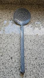 Metalen Schuimspaan / Spaan - Vintage Keukenaccessoire, Huis en Inrichting, Keuken | Bestek, Ophalen of Verzenden, Gebruikt, Rvs of Chroom