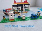 Lego Vintage set 6378 Shell Tankstation, Ophalen of Verzenden, Gebruikt